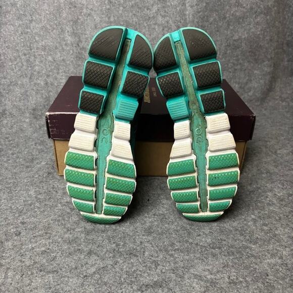 On Cloudflow Teal Blue Athletic Sneakers Walking Running Shoes Women Size 9.5 US - Picture 7 of 8